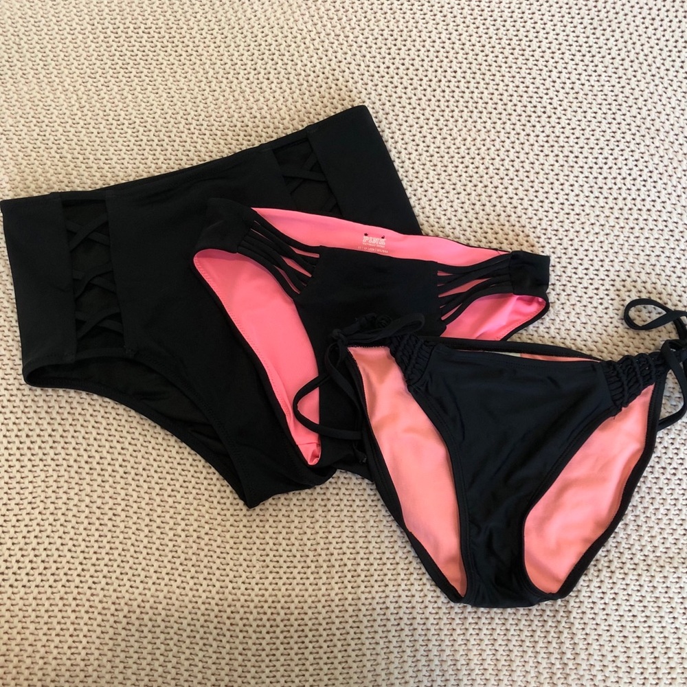 THREE swimsuit bottoms, ALL BRAND NEW!!!!